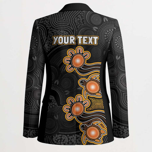 Personalised Perth Scorchers NAIDOC Week 2026 Blazer Sea Turtles Aboriginal Art