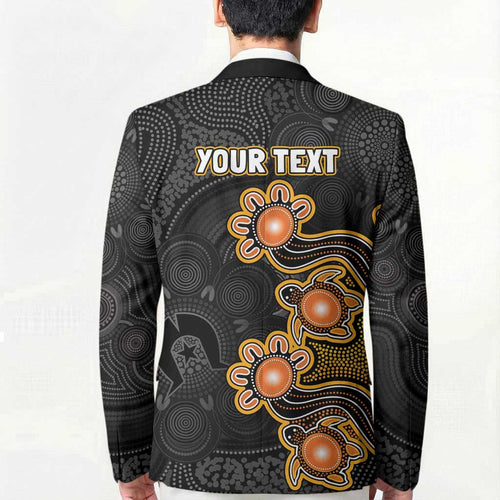 Personalised Perth Scorchers NAIDOC Week 2026 Blazer Sea Turtles Aboriginal Art