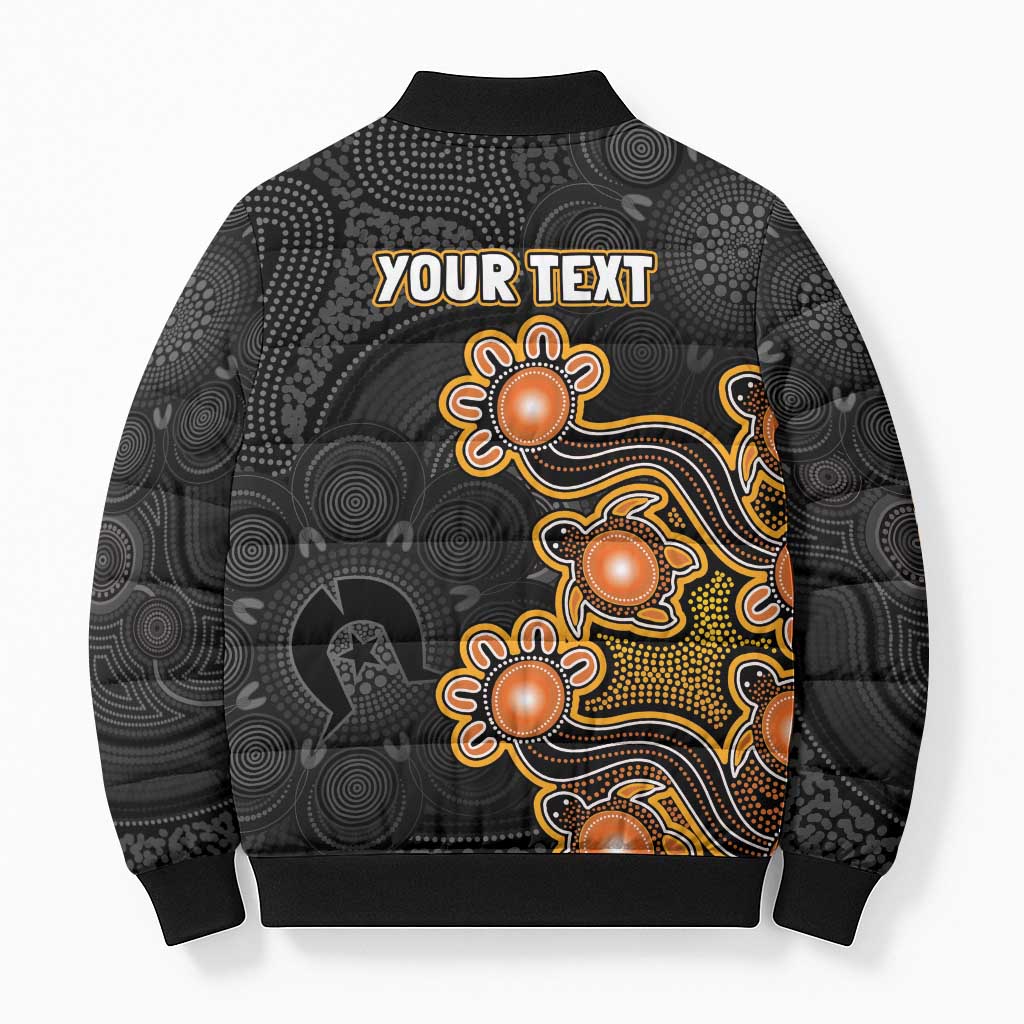 Personalised Perth Scorchers NAIDOC Week 2026 Bomber Puffer Jacket Sea Turtles Aboriginal Art