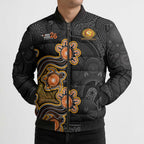 Personalised Perth Scorchers NAIDOC Week 2026 Bomber Puffer Jacket Sea Turtles Aboriginal Art
