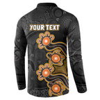 Personalised Perth Scorchers NAIDOC Week 2026 Button Sweatshirt Sea Turtles Aboriginal Art
