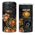 Personalised Perth Scorchers NAIDOC Week 2026 4 in 1 Can Cooler Tumbler Sea Turtles Aboriginal Art