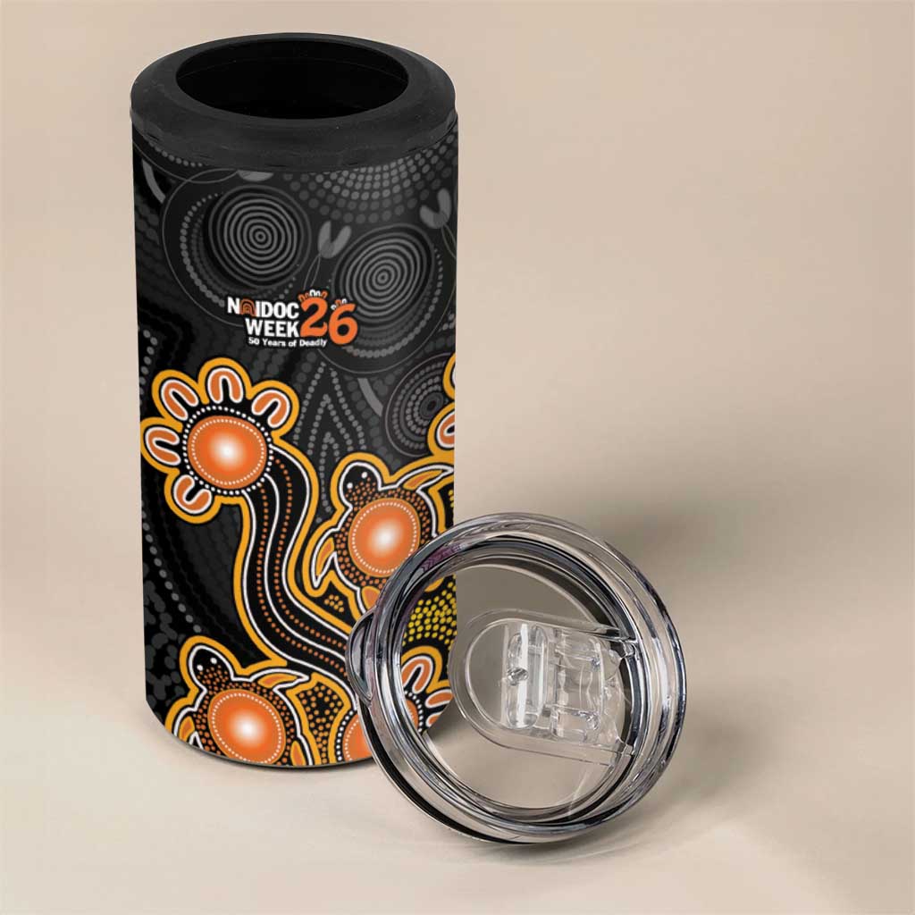 Personalised Perth Scorchers NAIDOC Week 2026 4 in 1 Can Cooler Tumbler Sea Turtles Aboriginal Art