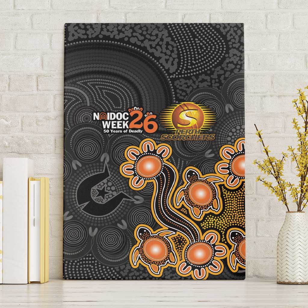 Perth Scorchers NAIDOC Week 2026 Canvas Wall Art Sea Turtles Aboriginal Art