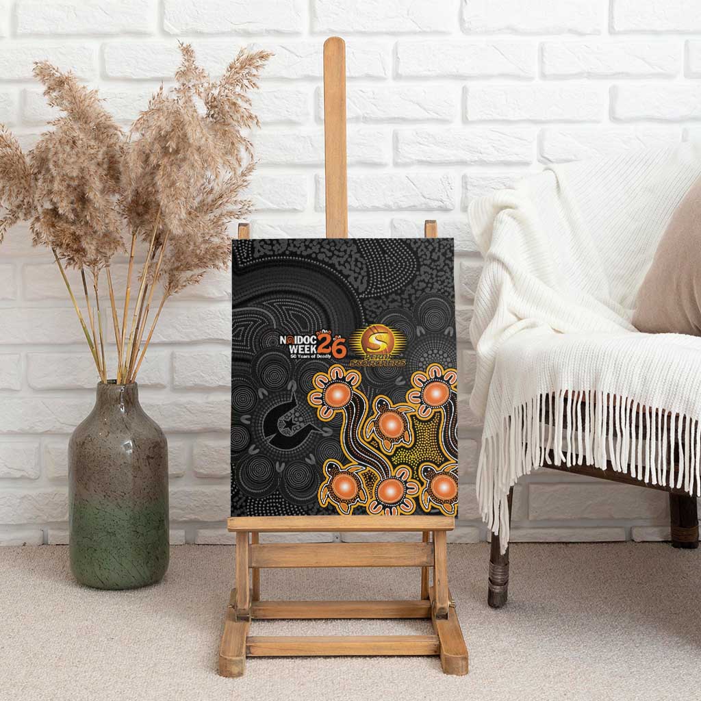 Perth Scorchers NAIDOC Week 2026 Canvas Wall Art Sea Turtles Aboriginal Art