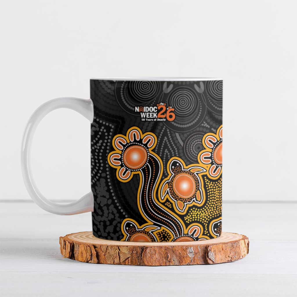 Personalised Perth Scorchers NAIDOC Week 2026 Ceramic Mug Sea Turtles Aboriginal Art