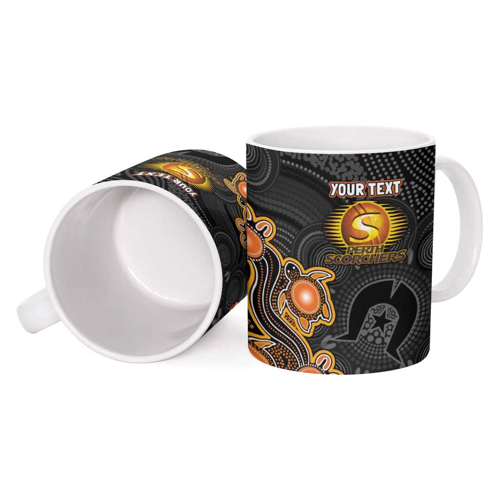 Personalised Perth Scorchers NAIDOC Week 2026 Ceramic Mug Sea Turtles Aboriginal Art