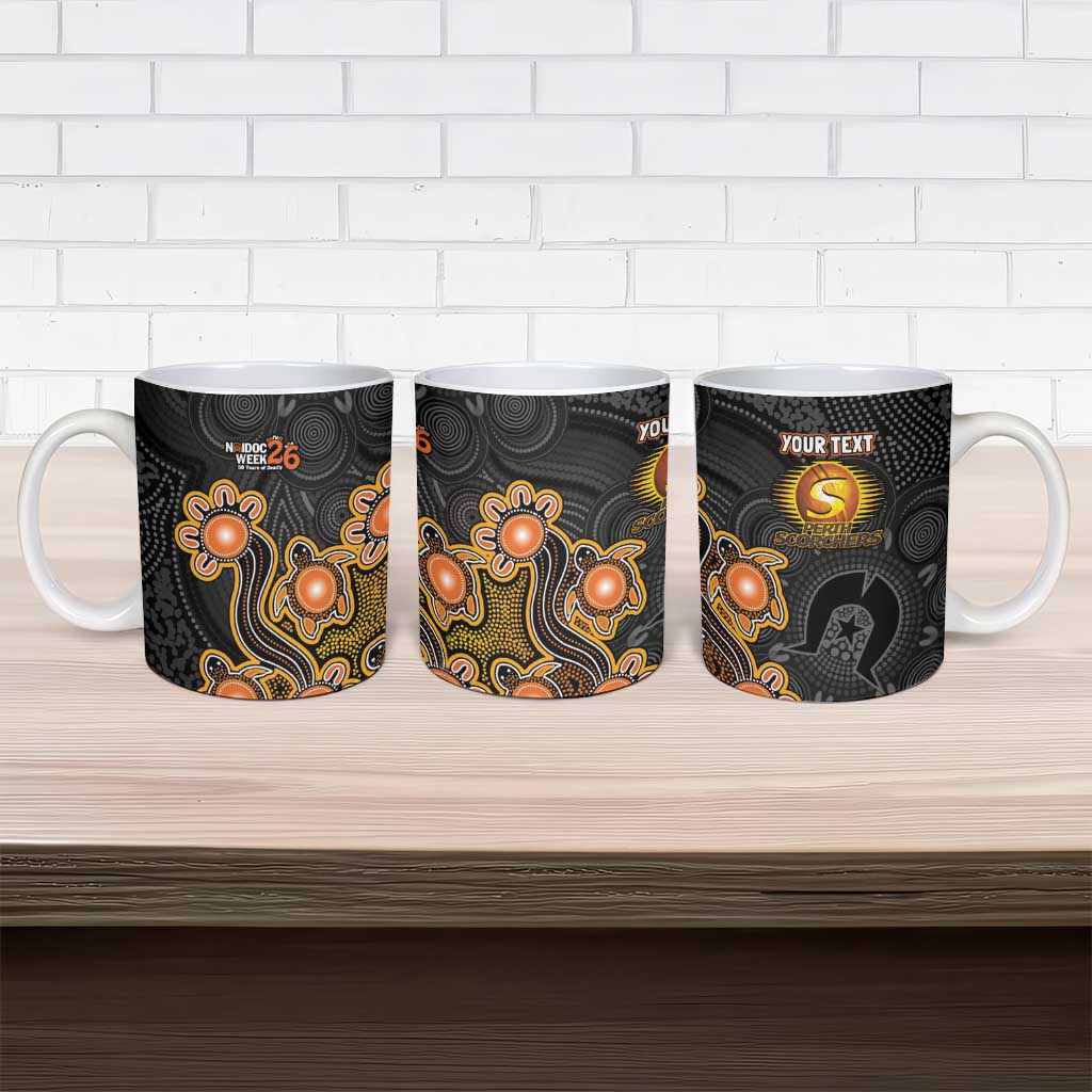 Personalised Perth Scorchers NAIDOC Week 2026 Ceramic Mug Sea Turtles Aboriginal Art