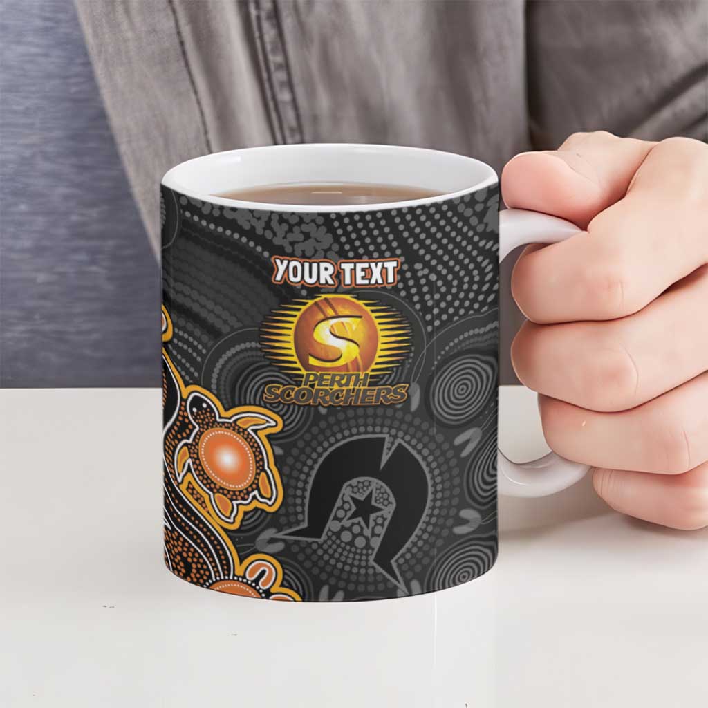 Personalised Perth Scorchers NAIDOC Week 2026 Ceramic Mug Sea Turtles Aboriginal Art