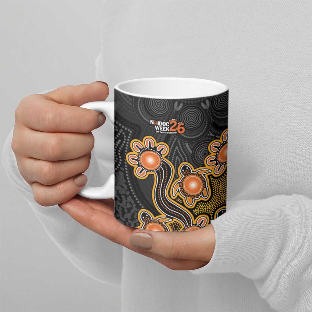 Personalised Perth Scorchers NAIDOC Week 2026 Ceramic Mug Sea Turtles Aboriginal Art