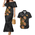 Personalised Perth Scorchers NAIDOC Week 2026 Couples Matching Mermaid Dress and Hawaiian Shirt Sea Turtles Aboriginal Art
