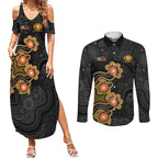 Personalised Perth Scorchers NAIDOC Week 2026 Couples Matching Summer Maxi Dress and Long Sleeve Button Shirt Sea Turtles Aboriginal Art