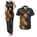 Personalised Perth Scorchers NAIDOC Week 2026 Couples Matching Tank Maxi Dress and Hawaiian Shirt Sea Turtles Aboriginal Art