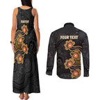 Personalised Perth Scorchers NAIDOC Week 2026 Couples Matching Tank Maxi Dress and Long Sleeve Button Shirt Sea Turtles Aboriginal Art
