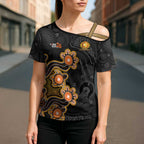 Personalised Perth Scorchers NAIDOC Week 2026 Cross Shoulder Shirt Sea Turtles Aboriginal Art