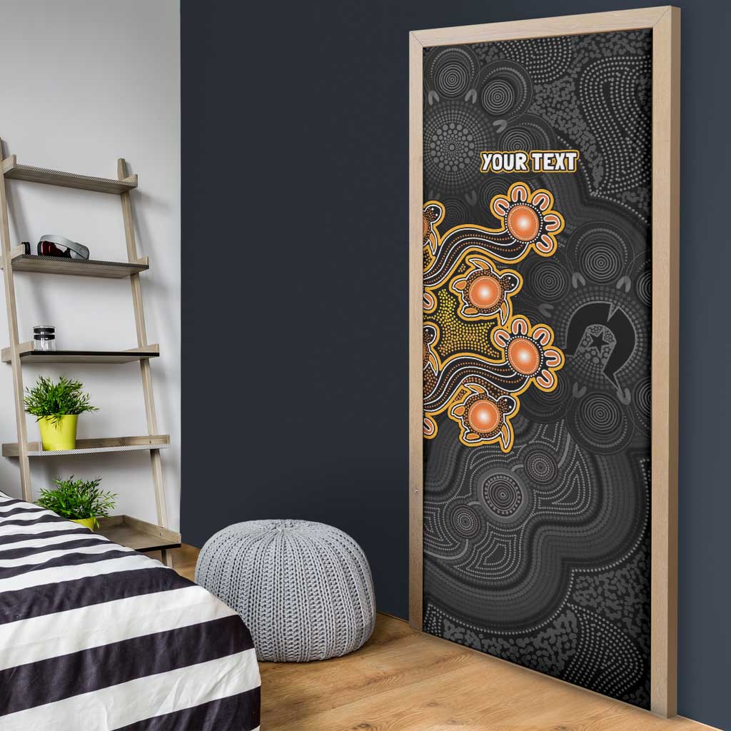 Personalised Perth Scorchers NAIDOC Week 2026 Door Cover Sea Turtles Aboriginal Art