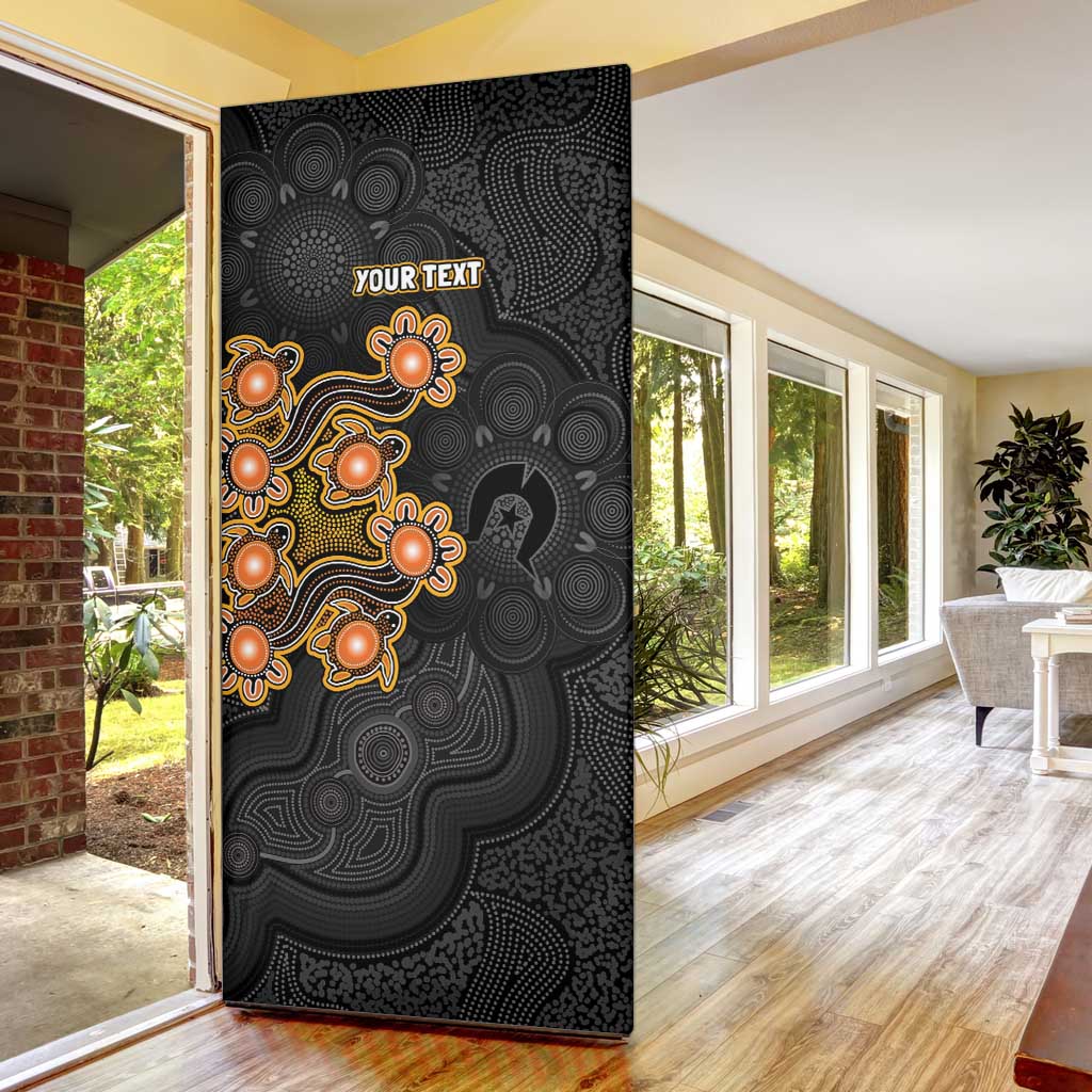 Personalised Perth Scorchers NAIDOC Week 2026 Door Cover Sea Turtles Aboriginal Art