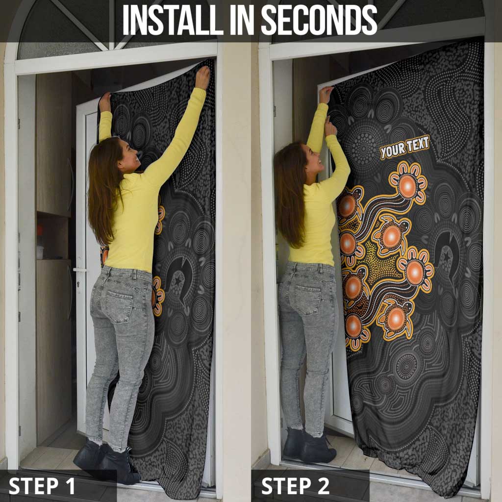 Personalised Perth Scorchers NAIDOC Week 2026 Door Cover Sea Turtles Aboriginal Art