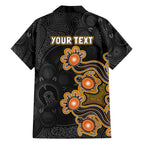 Personalised Perth Scorchers NAIDOC Week 2026 Family Matching Long Sleeve Bodycon Dress and Hawaiian Shirt Sea Turtles Aboriginal Art