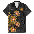 Personalised Perth Scorchers NAIDOC Week 2026 Family Matching Off Shoulder Short Dress and Hawaiian Shirt Sea Turtles Aboriginal Art