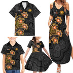Personalised Perth Scorchers NAIDOC Week 2026 Family Matching Summer Maxi Dress and Hawaiian Shirt Sea Turtles Aboriginal Art