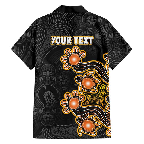 Personalised Perth Scorchers NAIDOC Week 2026 Family Matching Summer Maxi Dress and Hawaiian Shirt Sea Turtles Aboriginal Art