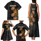 Personalised Perth Scorchers NAIDOC Week 2026 Family Matching Tank Maxi Dress and Hawaiian Shirt Sea Turtles Aboriginal Art