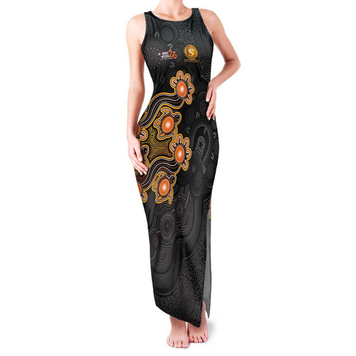 Personalised Perth Scorchers NAIDOC Week 2026 Family Matching Tank Maxi Dress and Hawaiian Shirt Sea Turtles Aboriginal Art