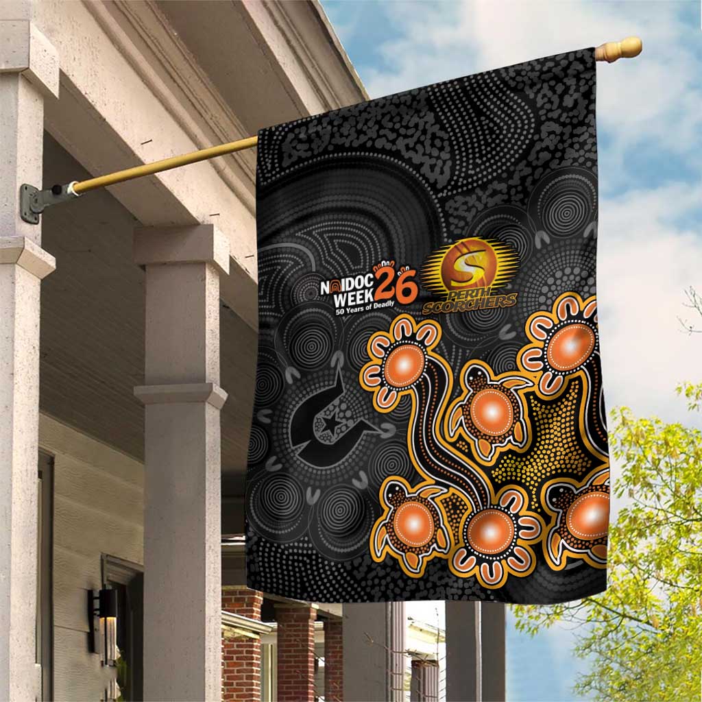 Perth Scorchers NAIDOC Week 2026 Garden Flag Sea Turtles Aboriginal Art