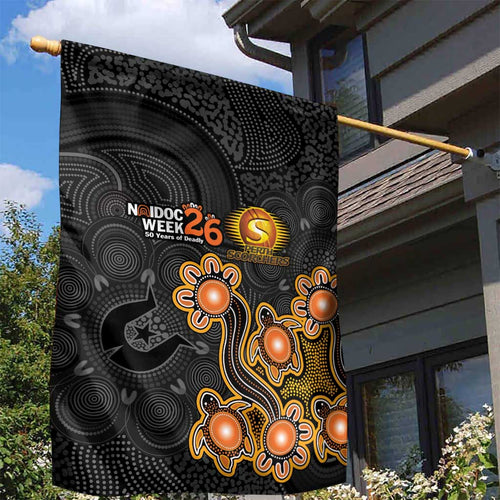 Perth Scorchers NAIDOC Week 2026 Garden Flag Sea Turtles Aboriginal Art