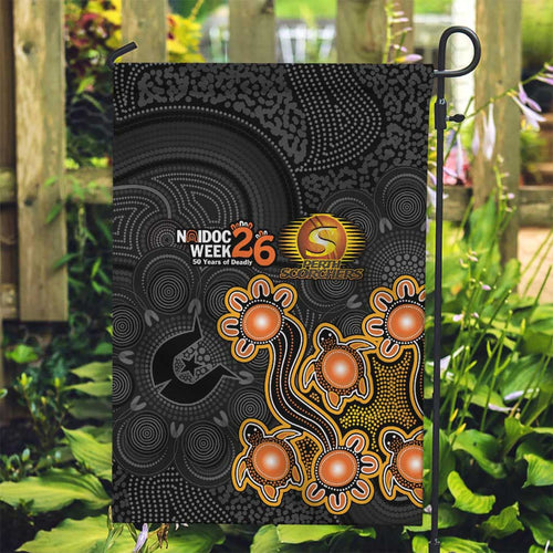 Perth Scorchers NAIDOC Week 2026 Garden Flag Sea Turtles Aboriginal Art