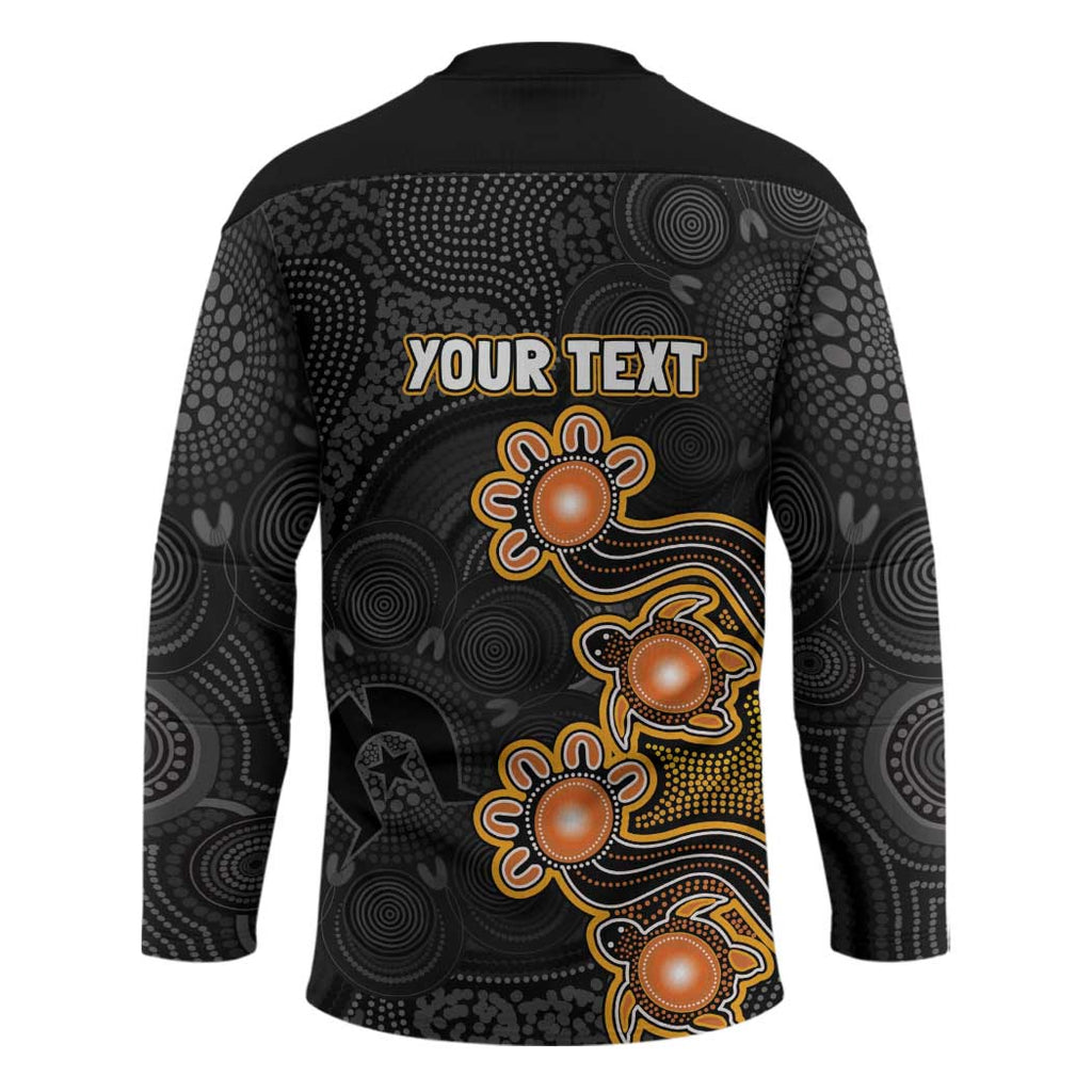 Personalised Perth Scorchers NAIDOC Week 2026 Hockey Jersey Sea Turtles Aboriginal Art