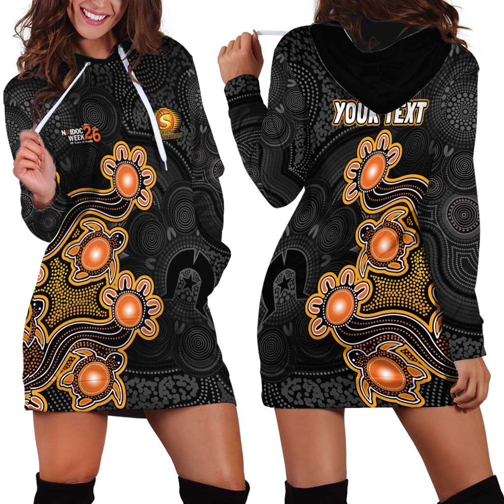 Personalised Perth Scorchers NAIDOC Week 2026 Hoodie Dress Sea Turtles Aboriginal Art