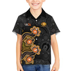 Personalised Perth Scorchers NAIDOC Week 2026 Kid Hawaiian Shirt Sea Turtles Aboriginal Art