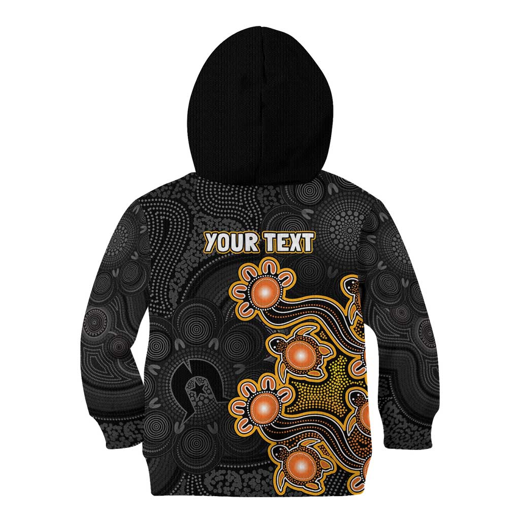Personalised Perth Scorchers NAIDOC Week 2026 Kid Hoodie Sea Turtles Aboriginal Art