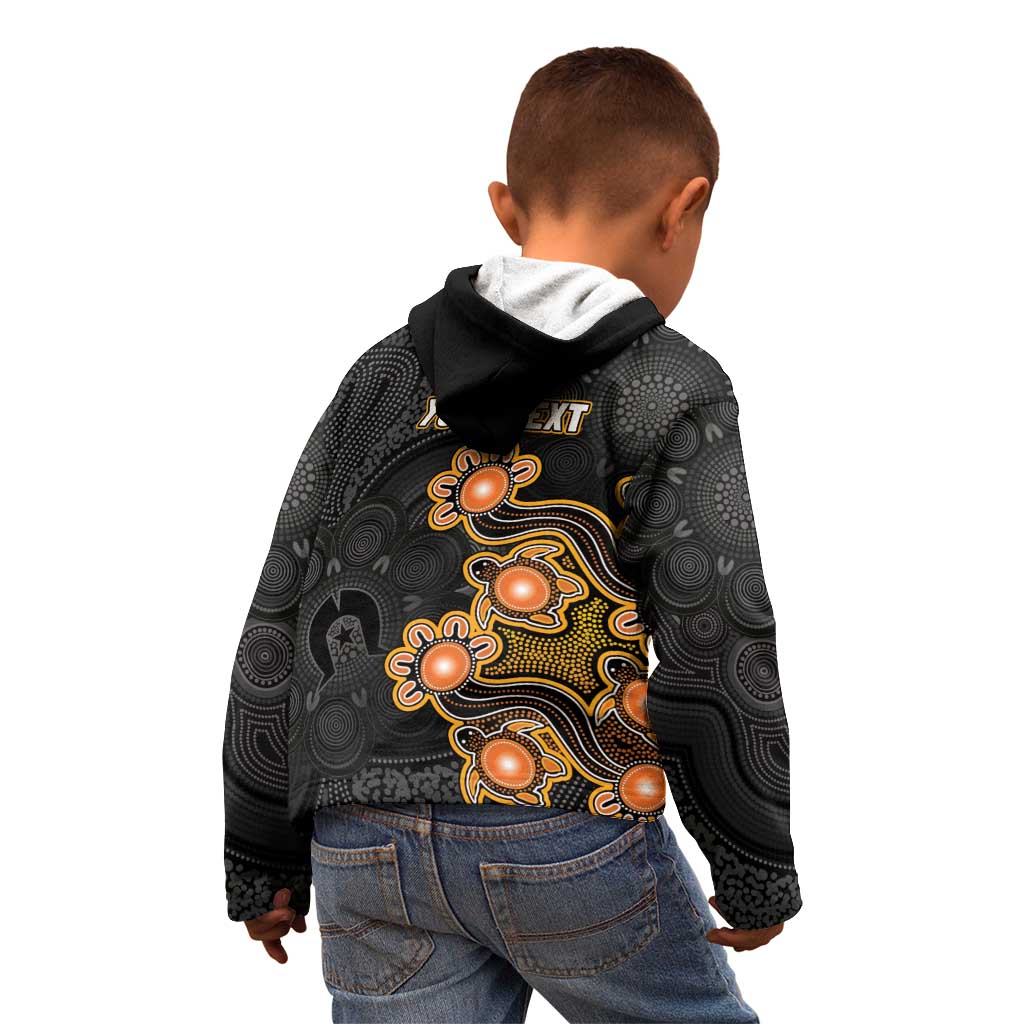 Personalised Perth Scorchers NAIDOC Week 2026 Kid Hoodie Sea Turtles Aboriginal Art