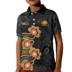 Personalised Perth Scorchers NAIDOC Week 2026 Kid Polo Shirt Sea Turtles Aboriginal Art