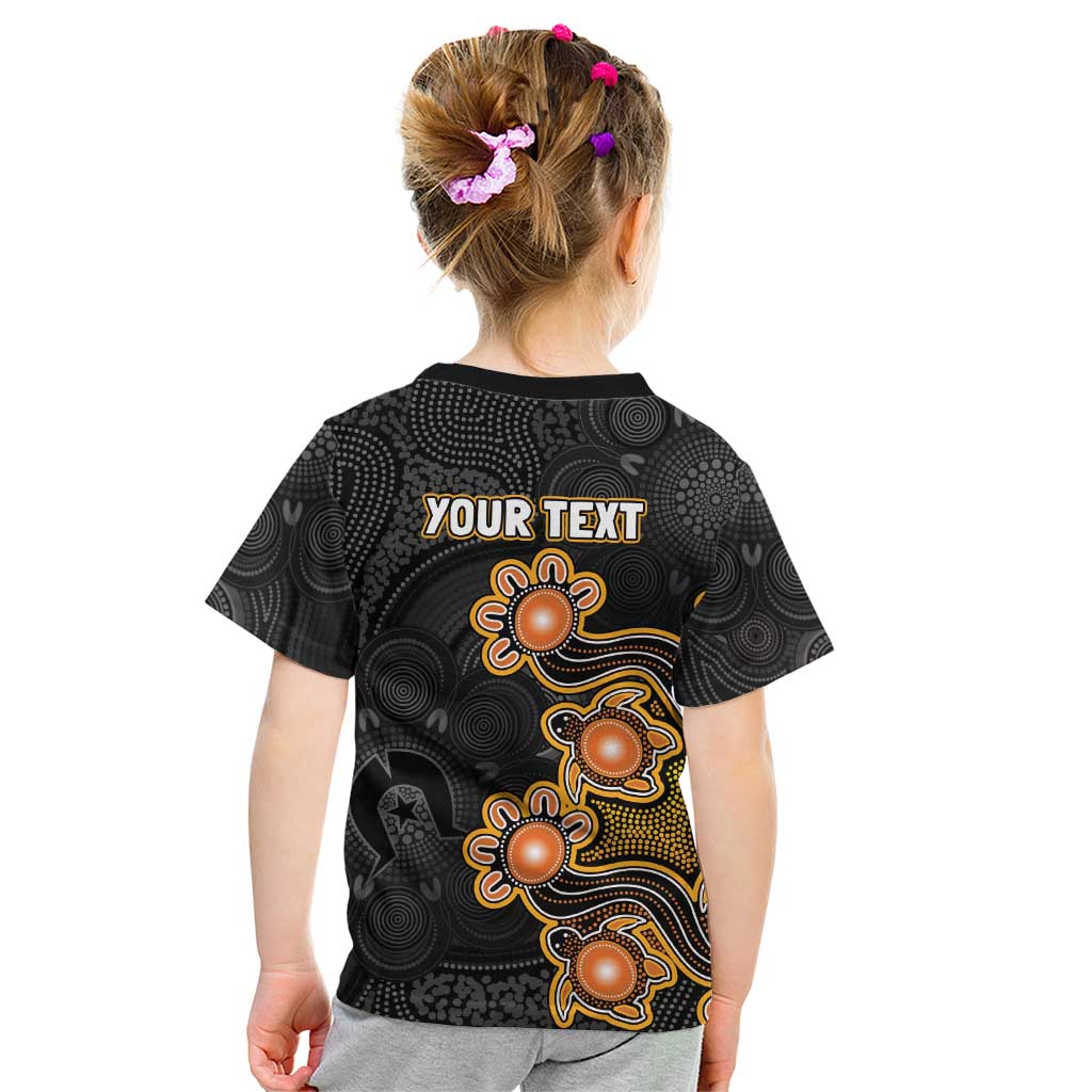 Personalised Perth Scorchers NAIDOC Week 2026 Kid T Shirt Sea Turtles Aboriginal Art