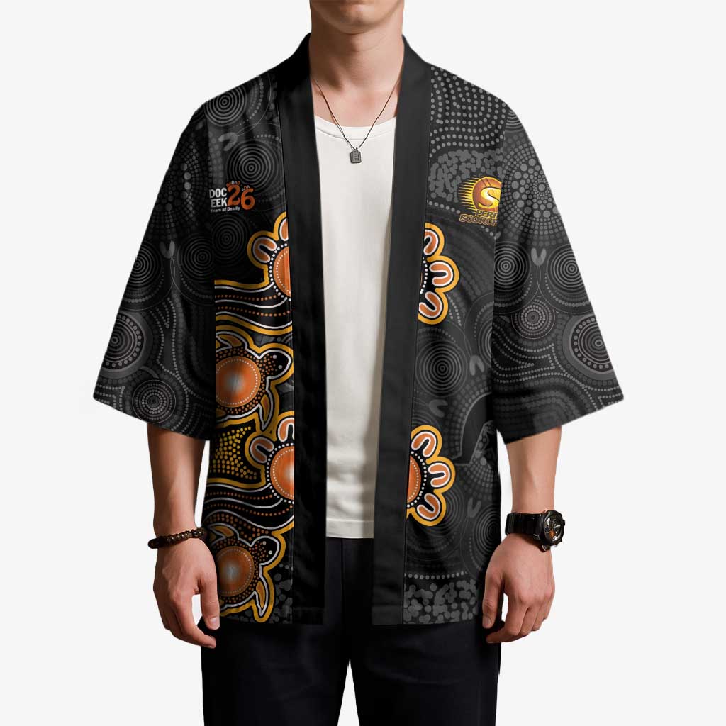 Personalised Perth Scorchers NAIDOC Week 2026 Kimono Sea Turtles Aboriginal Art
