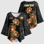 Personalised Perth Scorchers NAIDOC Week 2026 Kimono Sleeve Blouse Sea Turtles Aboriginal Art
