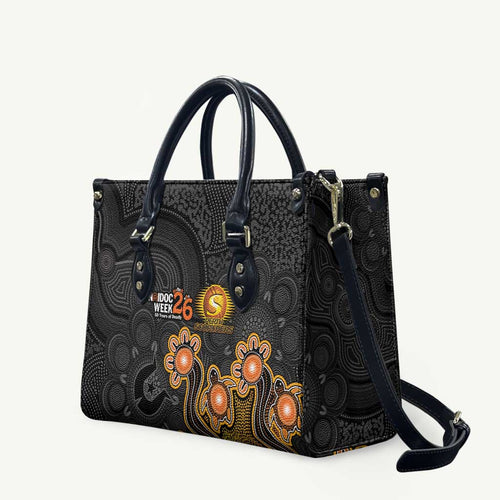 Perth Scorchers NAIDOC Week 2026 Leather Bag Sea Turtles Aboriginal Art