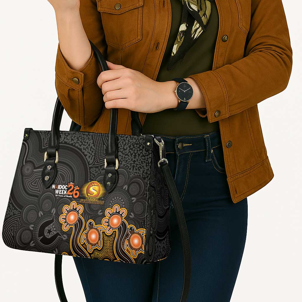 Perth Scorchers NAIDOC Week 2026 Leather Bag Sea Turtles Aboriginal Art