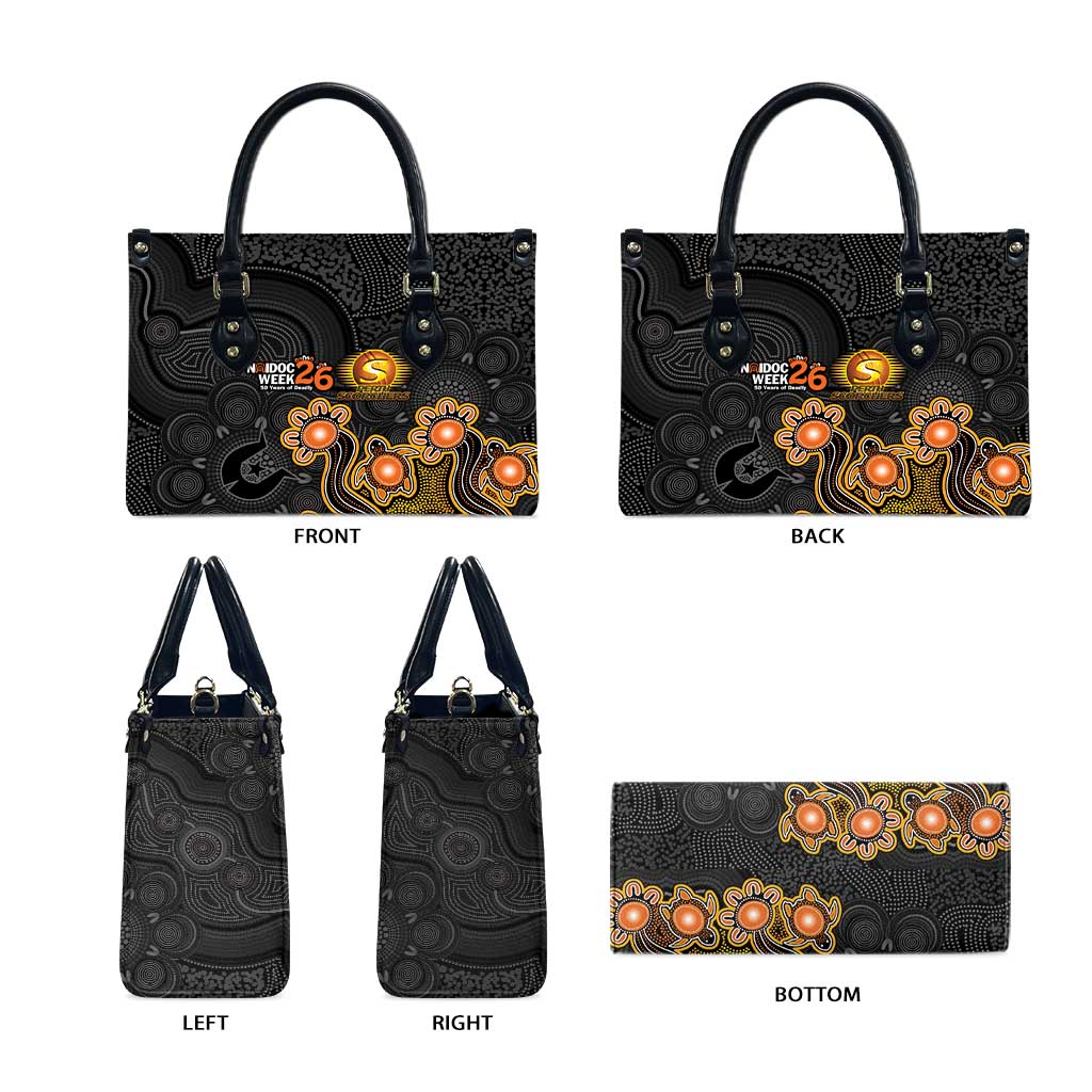 Perth Scorchers NAIDOC Week 2026 Leather Bag Sea Turtles Aboriginal Art