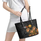 Perth Scorchers NAIDOC Week 2026 Leather Tote Bag Sea Turtles Aboriginal Art