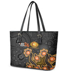 Perth Scorchers NAIDOC Week 2026 Leather Tote Bag Sea Turtles Aboriginal Art