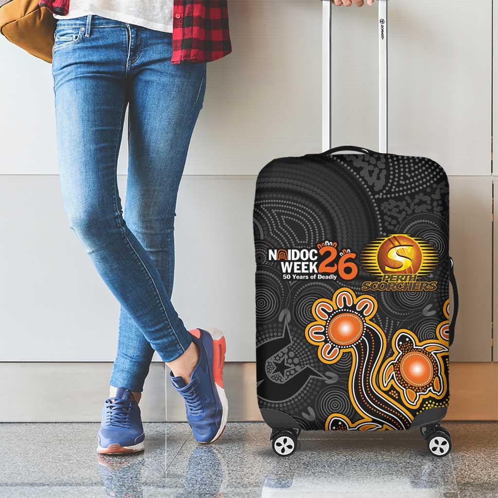 Perth Scorchers NAIDOC Week 2026 Luggage Cover Sea Turtles Aboriginal Art
