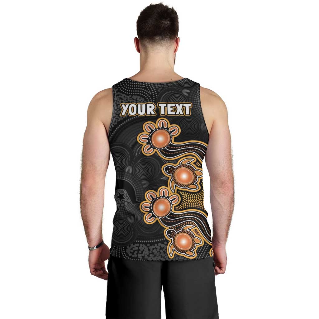 Personalised Perth Scorchers NAIDOC Week 2026 Men Tank Top Sea Turtles Aboriginal Art