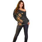 Personalised Perth Scorchers NAIDOC Week 2026 Off Shoulder Sweater Sea Turtles Aboriginal Art