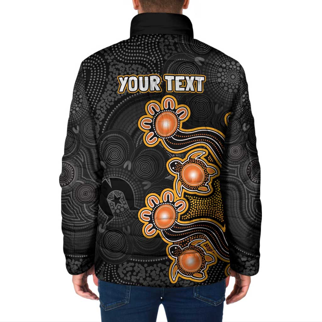 Personalised Perth Scorchers NAIDOC Week 2026 Padded Jacket Sea Turtles Aboriginal Art