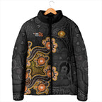 Personalised Perth Scorchers NAIDOC Week 2026 Padded Jacket Sea Turtles Aboriginal Art